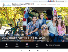 Tablet Screenshot of docjacksonagency.com